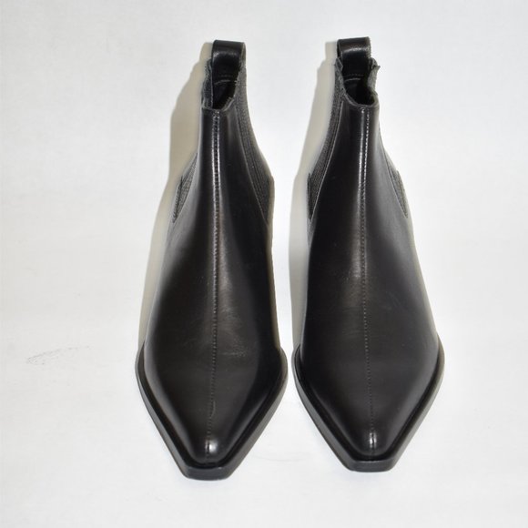 $500 RAG & BONE Westin Bootie CUBAN BLACK LEATHER LOGO CHUNKY 40 (DC9.5) - Picture 5 of 12